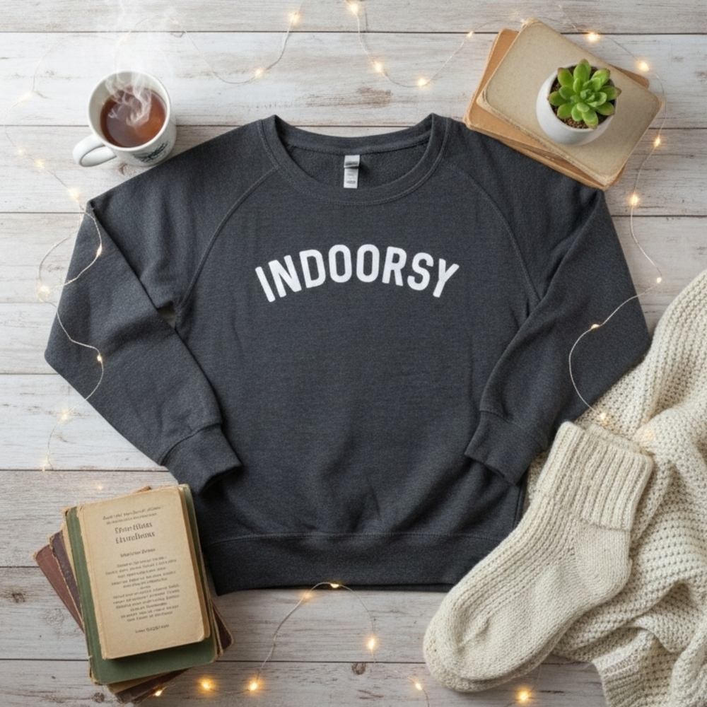 Instant Message Indoorsy Graphic Sweatshirt - Medium